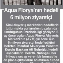 Aqua Florya'nın Hedefi 6 Milyon Ziyaretçi