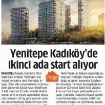 Yenitepe Kadiköy`de ikinci ada start alıyor